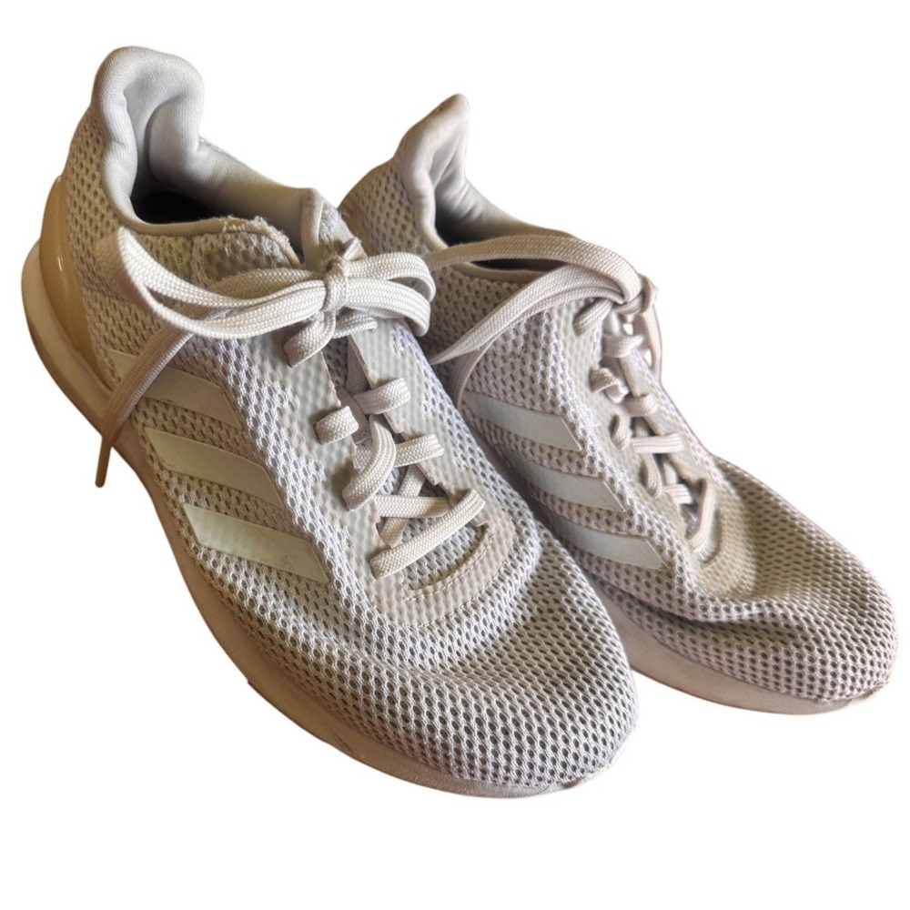 Adidas Cosmic 2‎ Womens Running Shoes White Grey Mesh Sneakers Size 8.5